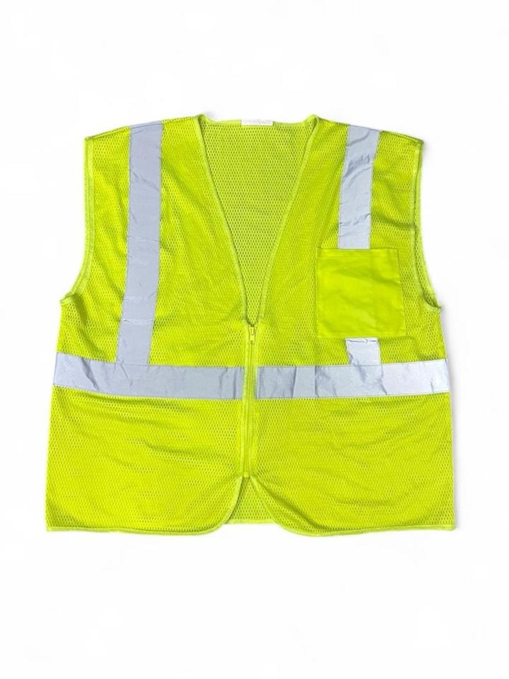 High-Visibility Safety Vest for Men - Neon Yellow
